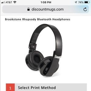 Wireless Brookstone  Headphones NEW condition